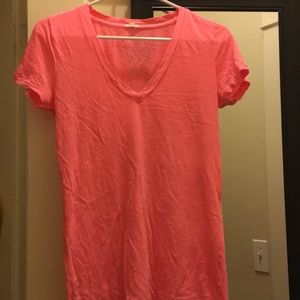 J. Crew vintage cotton v-neck T shirt. XS